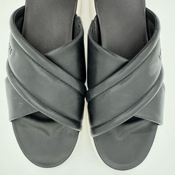 UGG Zayne Crossband Leather Platform Slide Sandals Women’s Size 9 - Picture 6 of 9